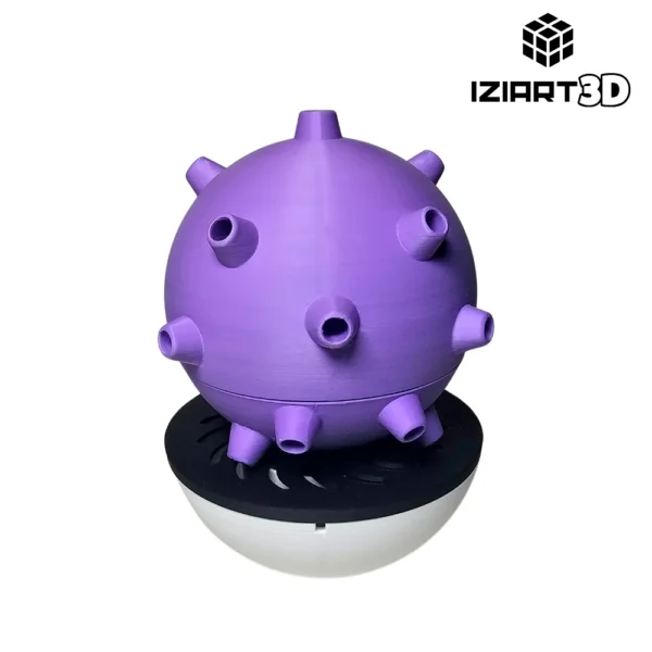 HUMIDIFICADOR POKÉMON KOFFING 3D de espalda