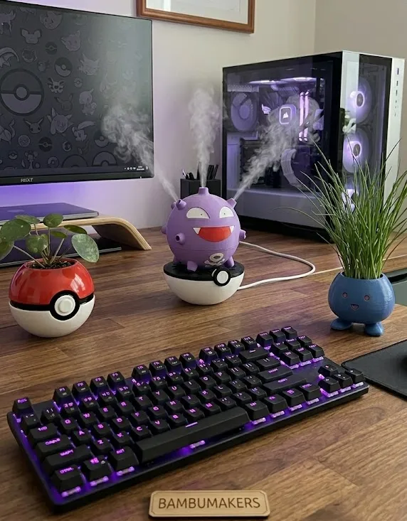 Humidificador pokémon koffing en 3d Lima Perú 5