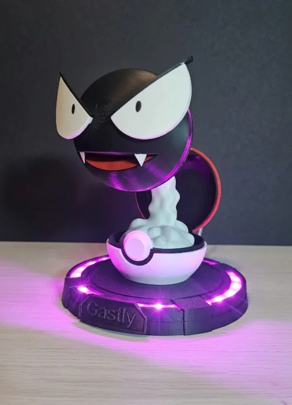 gastly humidificador en fondo negro oferta