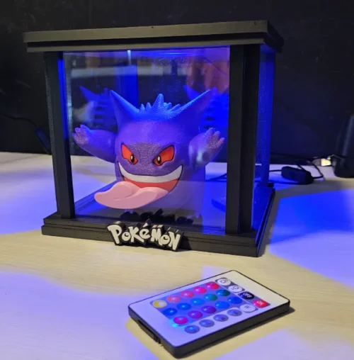 Lámpara led Gengar 3d anime pokémon-1