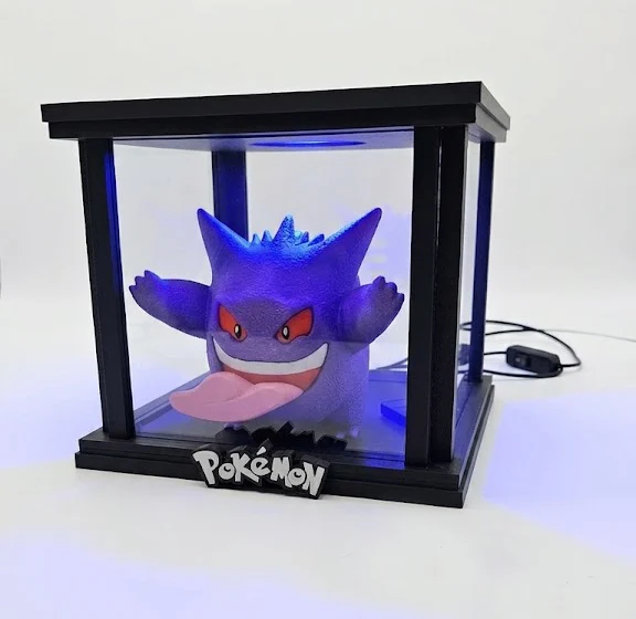 Lámpara Led Gengar 3D Pokémon - Único coleccionable