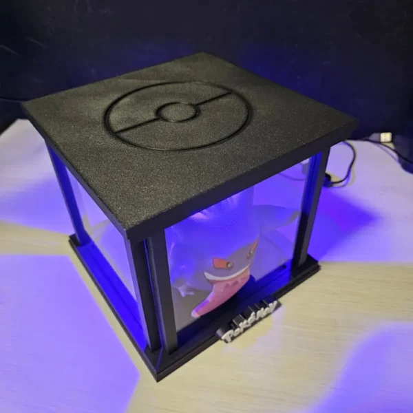 Lámpara led Gastly 3d anime pokémon-6